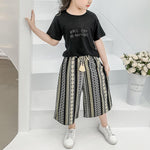 2-piece T-shirt & Ninth Pants for Girl - PrettyKid