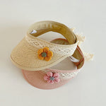 Girls Solid Color Lace Accessories Hats