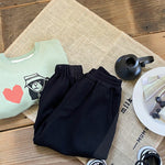 Baby Kid Boys Solid Color Pants