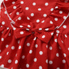 2 Pieces Set Baby Kid Girls Polka dots Tops And Ripped Shorts