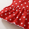 2 Pieces Set Baby Kid Girls Polka dots Tops And Ripped Shorts
