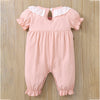 Baby Girls Color-blocking Jumpsuits