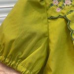 Baby Kid Girls Flower Embroidered Dresses