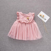 Baby Girls Pure Cotton Mesh Princess Dress - PrettyKid