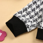 Toddler Girls Button Cardigan Plaid Long Sleeve Coat & Skirt Girl Wholesale - PrettyKid
