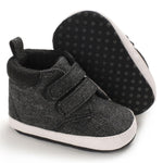 Baby Boys Canvas Magic Tape Solid Sneakers Wholesale Toddlers Canvas Shoes - PrettyKid