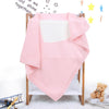 Baby Heart Printed Knitted Solid Wholesale Cute Baby Blankets - PrettyKid
