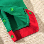 Baby Boys Green Jumpsuit Christmas Elf Suit - PrettyKid