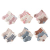 3PCS Baby Boys Girls Autumn and Winter Cartoon Print Terry Thickened Mid-thigh Socks - PrettyKid