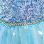 Children Girls Halloween Cosplay Frozen Princess Elsa Dress - PrettyKid