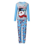 Parent-Child Snowman Printed Top & Pants Mommy And Me Clothing Wholesale - PrettyKid