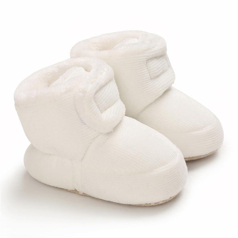 Baby Unisex Solid Magic Tape Snow Boots Wholesale Kids Shoes - PrettyKid