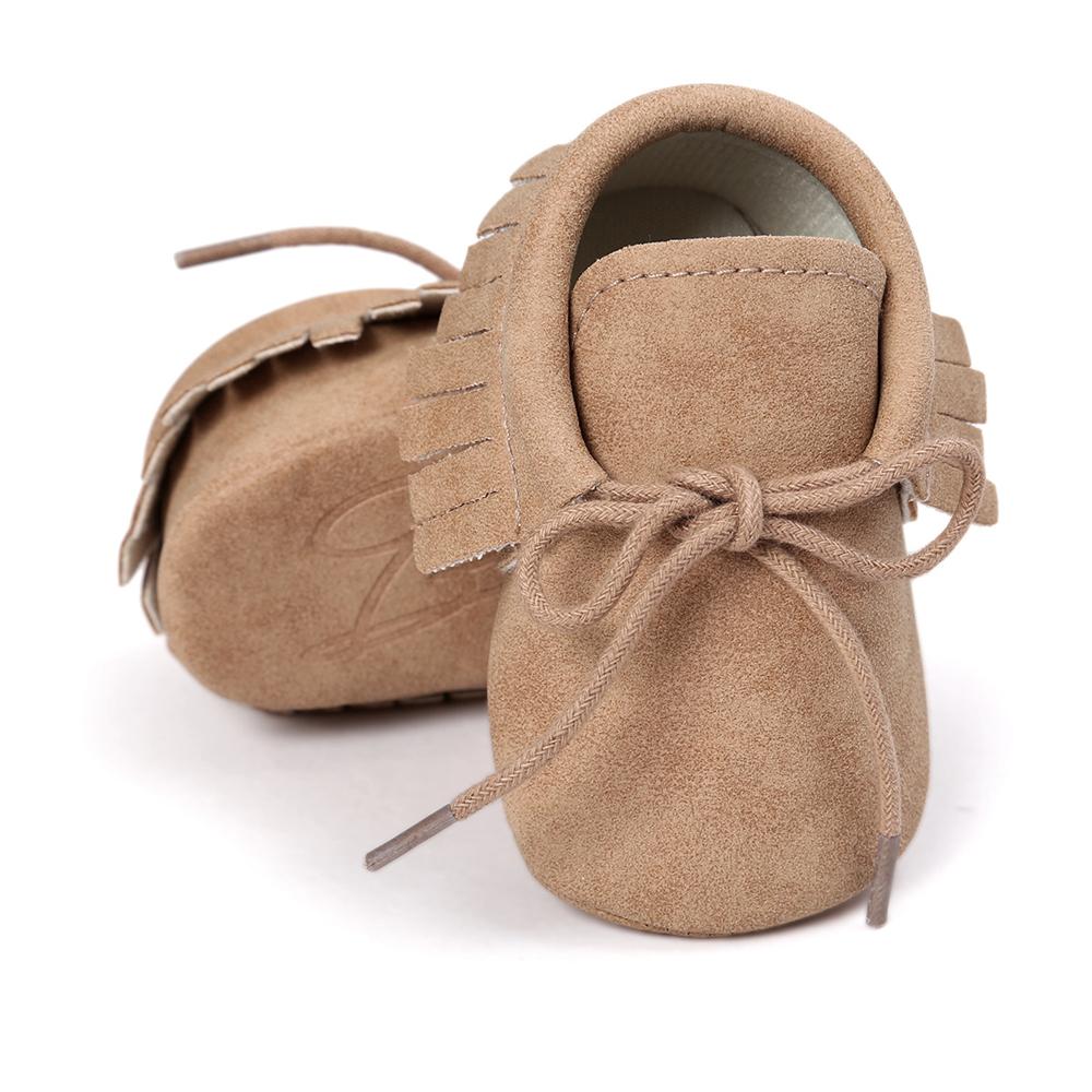 Baby Tassel Lace Up Comfy Flat Shoes Wholesale Shoes For Kids - PrettyKid
