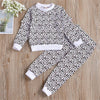 baby girl wholesale Toddler Girl Leopard Print Color-block Top & Pants - PrettyKid