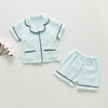9M-3Y Baby Pajamas Sets Muslin Plain Shirts & Shorts Wholesale Baby Boutique Clothing - PrettyKid