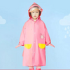 Solid Color Long One-piece Children's Raincoat Kids Wear Supplier - PrettyKid