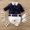 Gentleman Color-block Jumpsuit for Baby Boy - PrettyKid