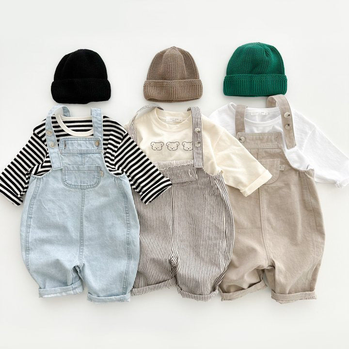 Korean Style Strap Casual Capri Pants