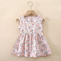 Floral Print Girl's Dress