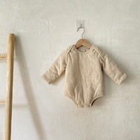 Long Sleeves Apricot Newborn Baby onesie