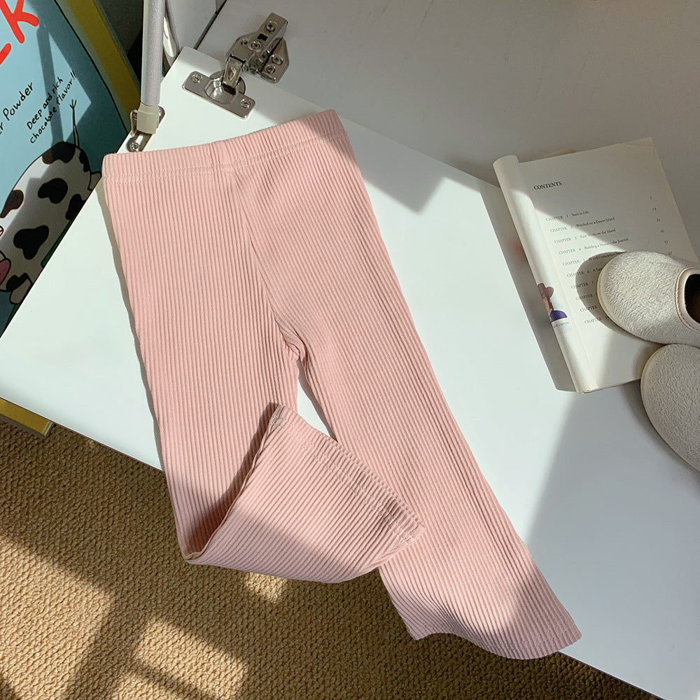 Korean Style Cotton Girl Pants