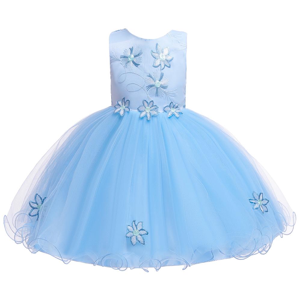 Girls' Prom Dress Embroidered Formal Dress - PrettyKid