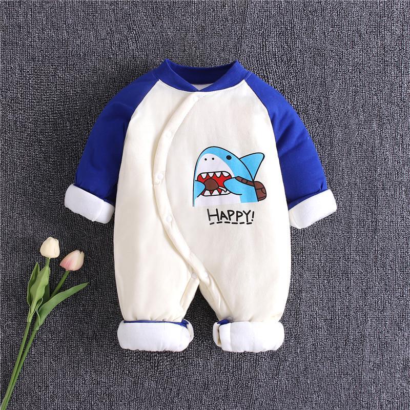 Shark Pattern Jumpsuit for Baby Boy - PrettyKid