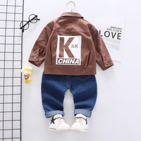 Letter Pattern Shirt for Children Boy - PrettyKid