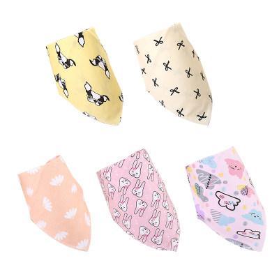 5-piece Cartoon Design Bibs - PrettyKid