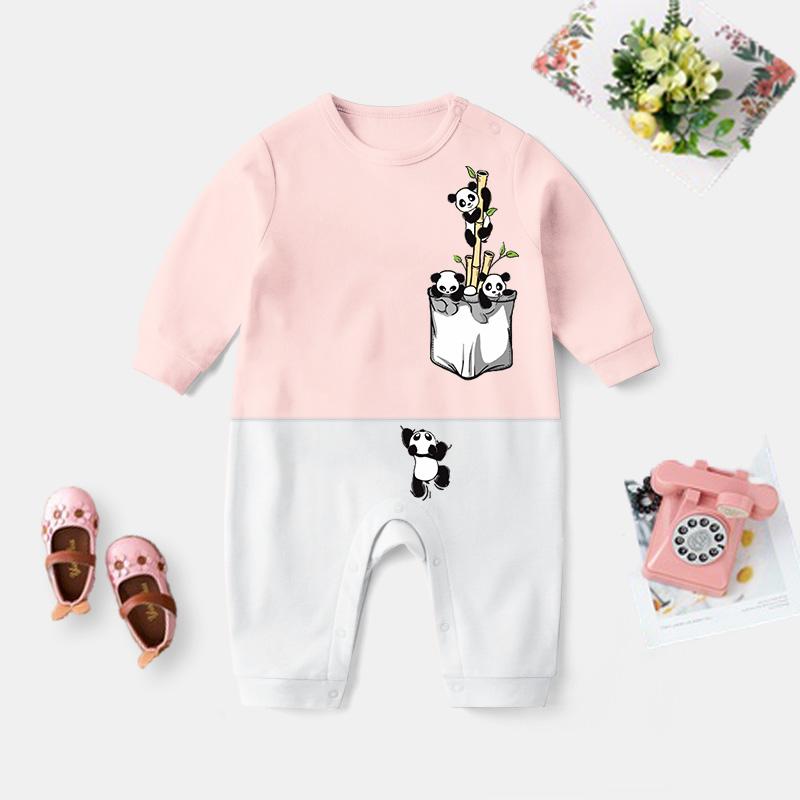Panda Pattern Jumpsuit for Baby - PrettyKid