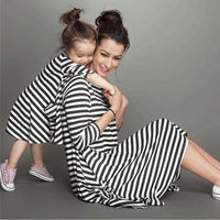 Summer Striped Dress Mother Baby Clothes - PrettyKid