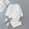 2 Pieces Kids Clothes Suit New Twist Fashion Solid Color Sweater Casual - PrettyKid