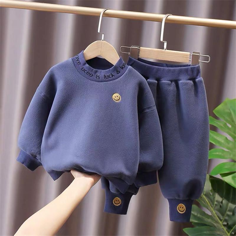 2-piece Extra Thick Sweatshirt & Pants for Children Boy - PrettyKid