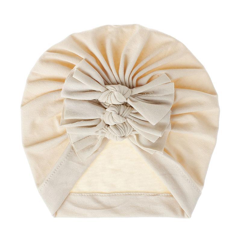 Cute Bownot Decoration Ruffled Head Cap - PrettyKid