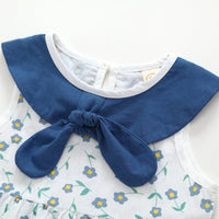 Lapel Lovely Baby Floral Dress - PrettyKid