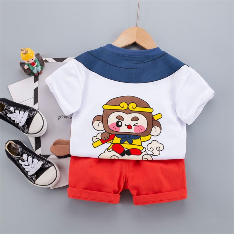 Toddler Boy Monkey King Top & Shorts - PrettyKid