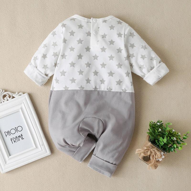 Baby Baby Elephant Love Long Sleeve Jumpsuit - PrettyKid