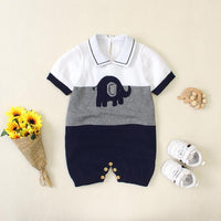 Cotton Color-block Jumpsuit for Baby Boy - PrettyKid