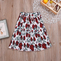 Fashionable Half Skirt Girl Pleated Skirt - PrettyKid