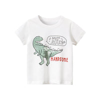 Grow Boy Dinosaur Pattern T-shirt - PrettyKid