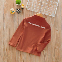 Letter Pattern Tops for Children Boy - PrettyKid