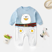 Polar Bear Pattern Jumpsuit for Baby - PrettyKid