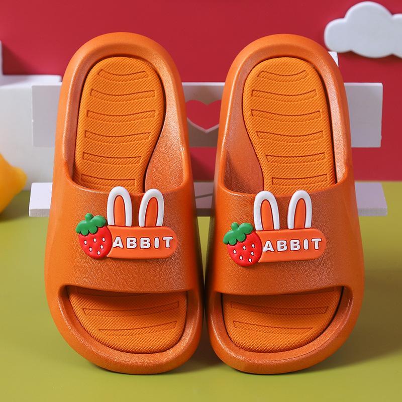 wholesale kids boutique clothing Kid Girl Cartoon letter Pattern Non-slip Slippers Wholesale - PrettyKid