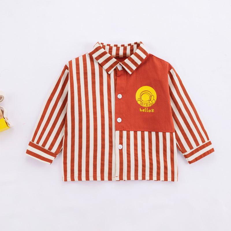 9months-4years Baby Toddler Blouses Striped Shirt Wholesale Toddler Clothing - PrettyKid