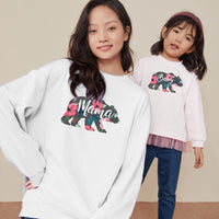 wholesale kids jeans Parent-Child Letter Pattern Sweatshirt - PrettyKid