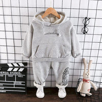 2-piece Wings Pattern Hoodie & Pants for Children Boy - PrettyKid