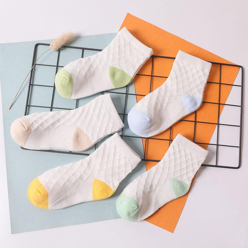 5-piece Cotton Mesh Socks - PrettyKid