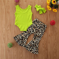 Animal Leopard Pattern Bodysuits for Baby Wholesale children's clothing - PrettyKid