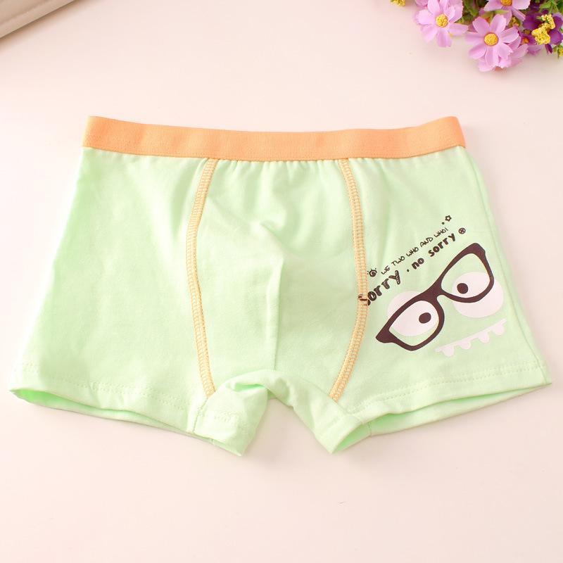 Toddler Boy 4pcs Glasses Pattern Panties - PrettyKid