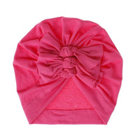 Cute Bownot Decoration Ruffled Head Cap - PrettyKid